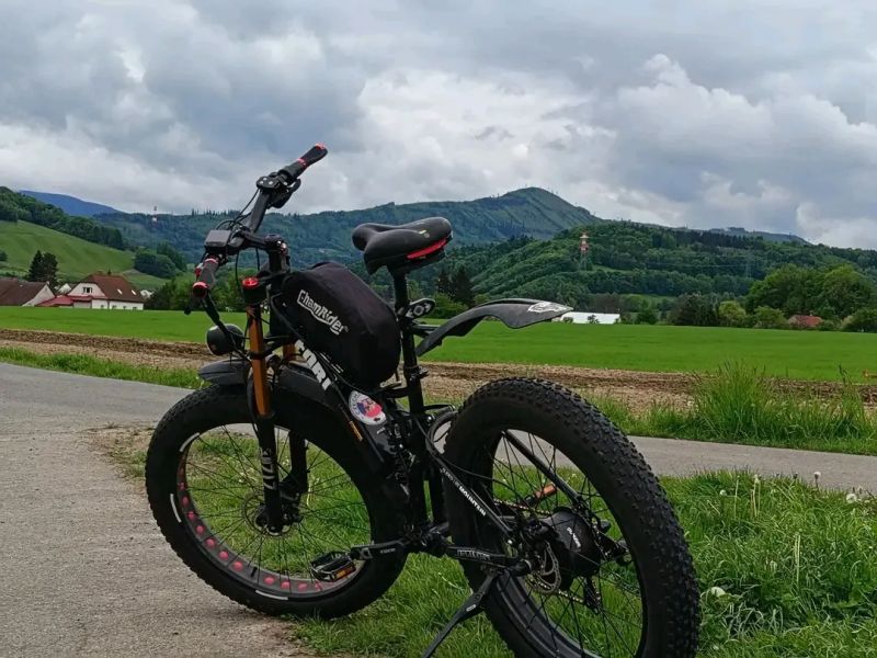 Fatbike celopéro vlastní stavba Bafang 1000W+25Ah baterie 