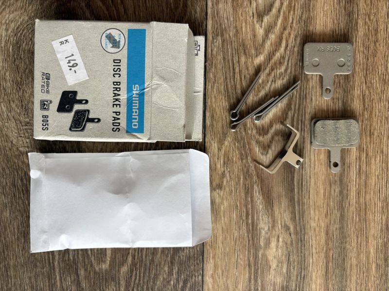 NOVÉ brzdové destičky Shimano B05S