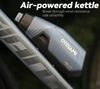Aerodynamicky tvarovaná cyklistická láhev CYCLAMI s objemem 650 ml a vlastním kompatibilním košíkem