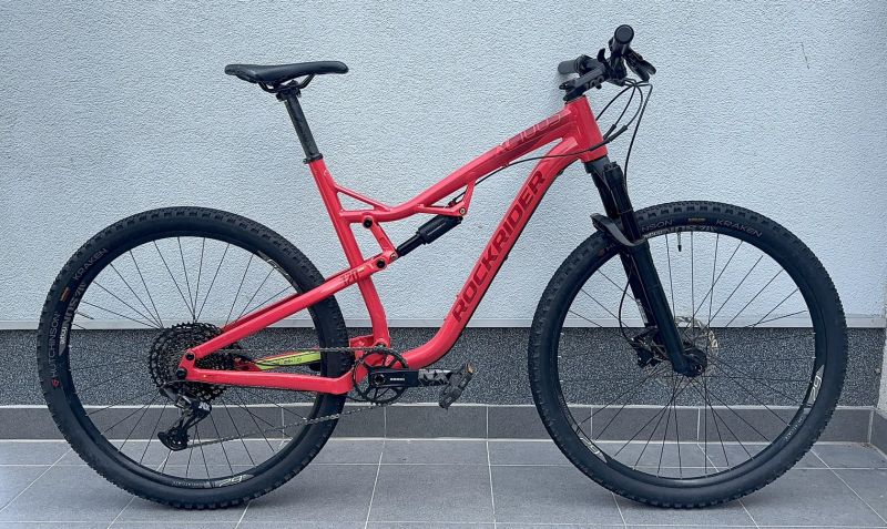 Celoodpružené horské kolo Rockrider XC100S 29” , XL