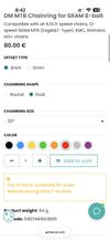 Převodník Garbaruk DM MTB pro SRAM 8-bolt oval 32z