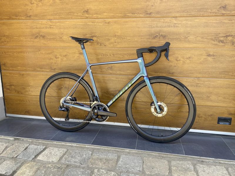 🔥🔥🔥 Giant TCR vel. 54, Shimano Ultegra Di2 2x12, karbonová kola Fulcrum, roční záruka na rám 🤝🤝