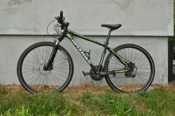 Krosové kolo Maxbike 17" (M) – zánovní komponenty (najeto cca 700 km), kompletní Shimano Deore