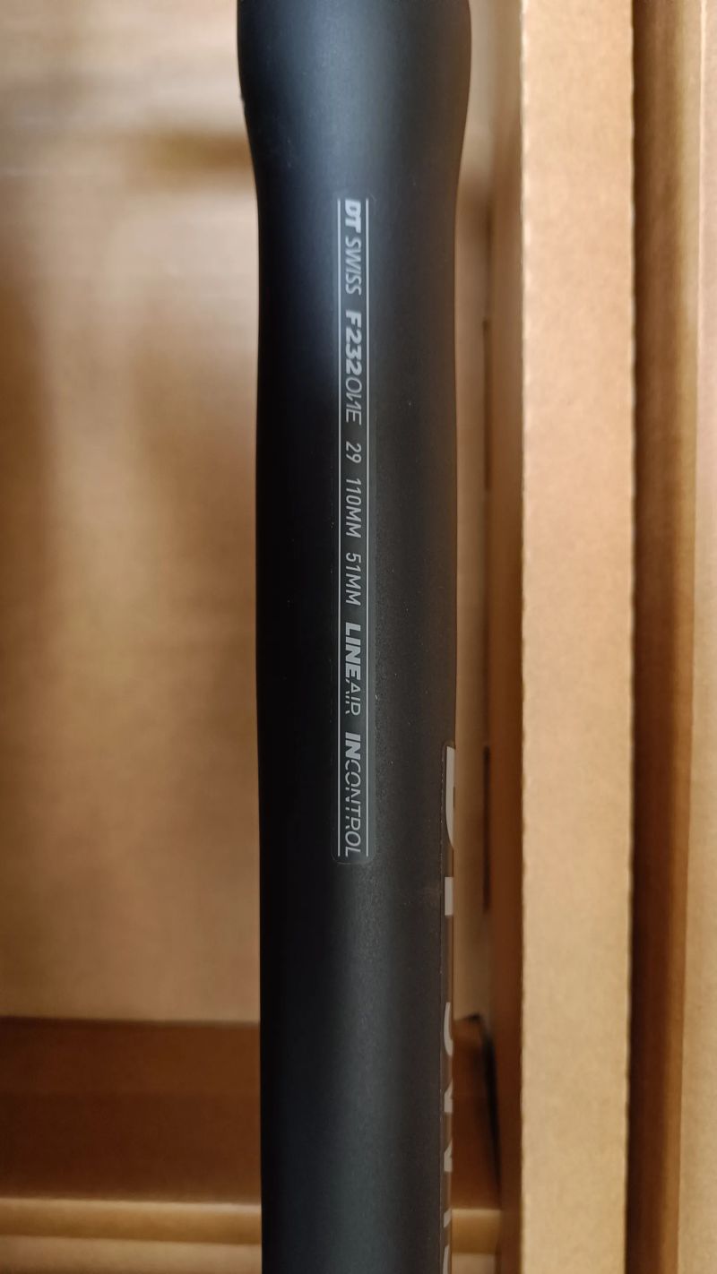 Nová vidlice DT Swiss F232 One 29" 