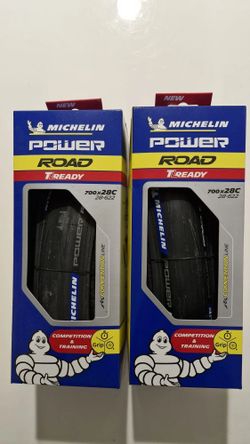 Dva bezdušové silniční pláště Michelin Power Road, TLR, 700x28c