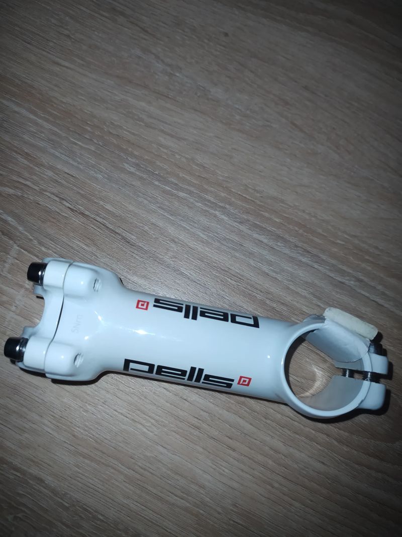 Představec na silniční kolo Pells White 100mm/31,8