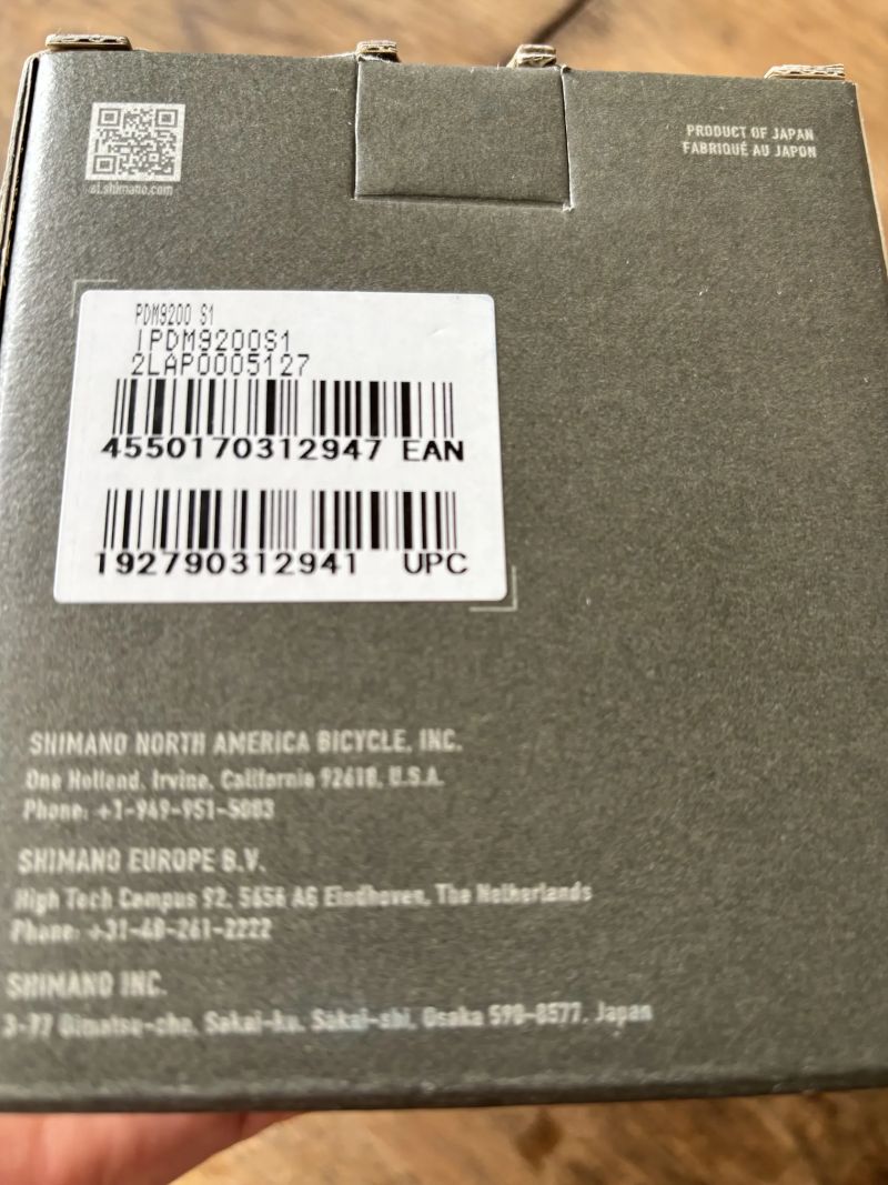 Shimano XTR-PD-M9200 S1