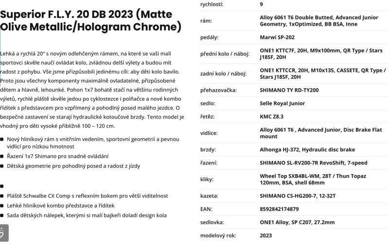 Superior Superior F.L.Y. 20 DB 2023