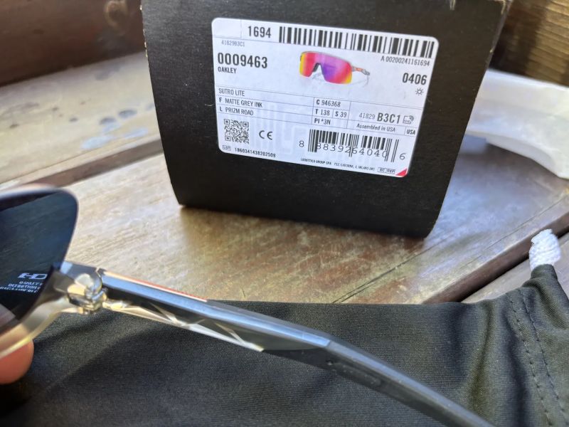 Oakley Sutro Lite Matte Grey Ink/Prizm Road