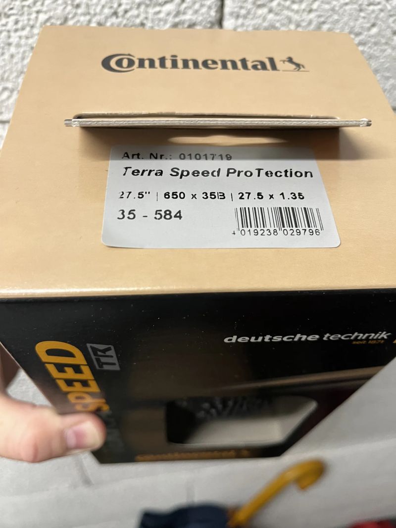 CONTINENTAL Terra Speed ProTection kevlar - 650x35B