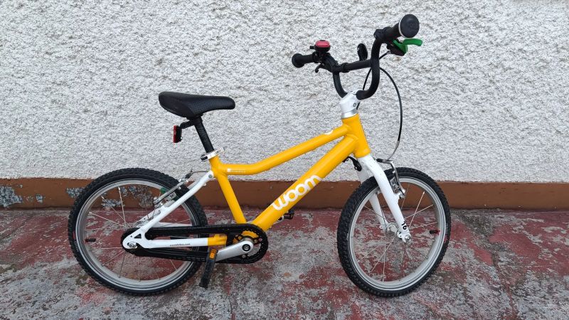 Dětské kolo WOOM 3 (16") - žluté