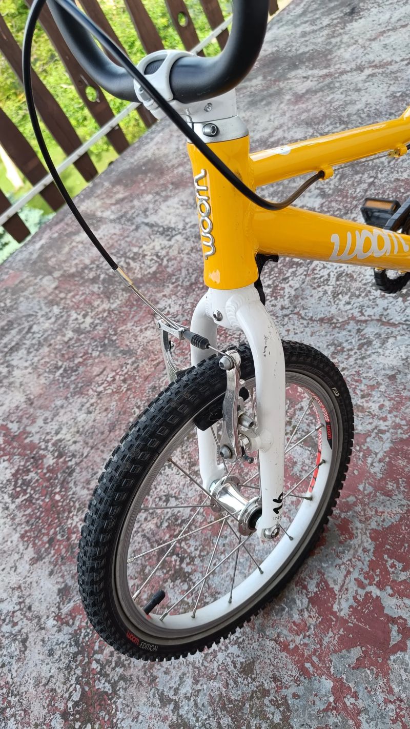 Dětské kolo WOOM 3 (16") - žluté
