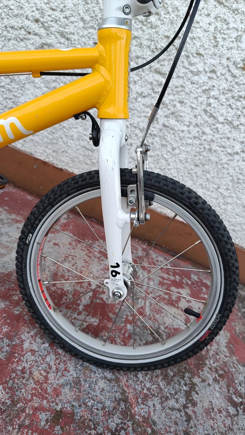 Dětské kolo WOOM 3 (16") - žluté