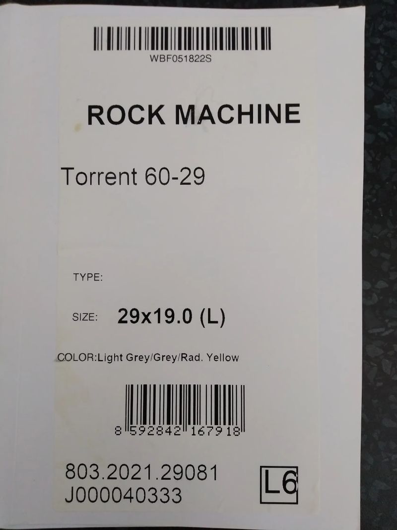 Rock Machine Torrent 60-29