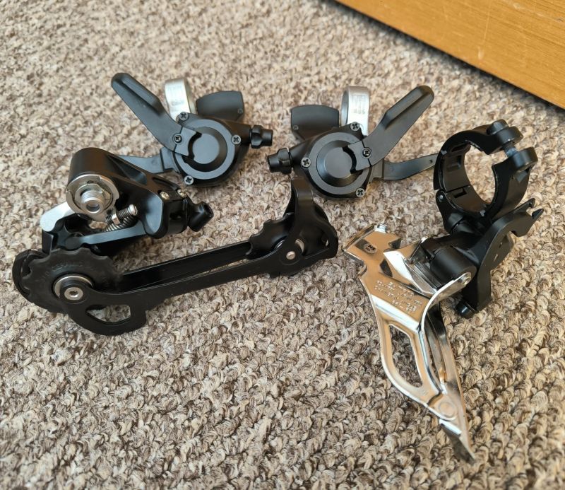 Shimano XT/LX 3x9 sada