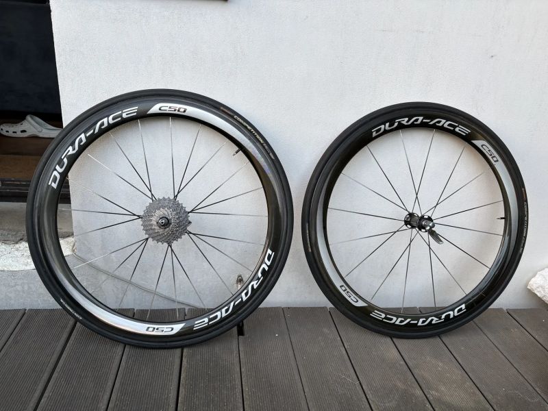 Kola Shimano Dura Ace C50 rafkova + gakusky 