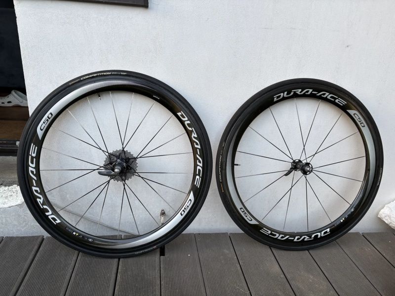 Kola Shimano Dura Ace C50 rafkova + gakusky 