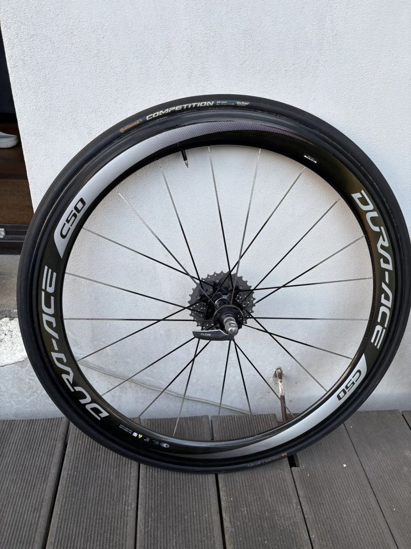 Kola Shimano Dura Ace C50 rafkova + gakusky 