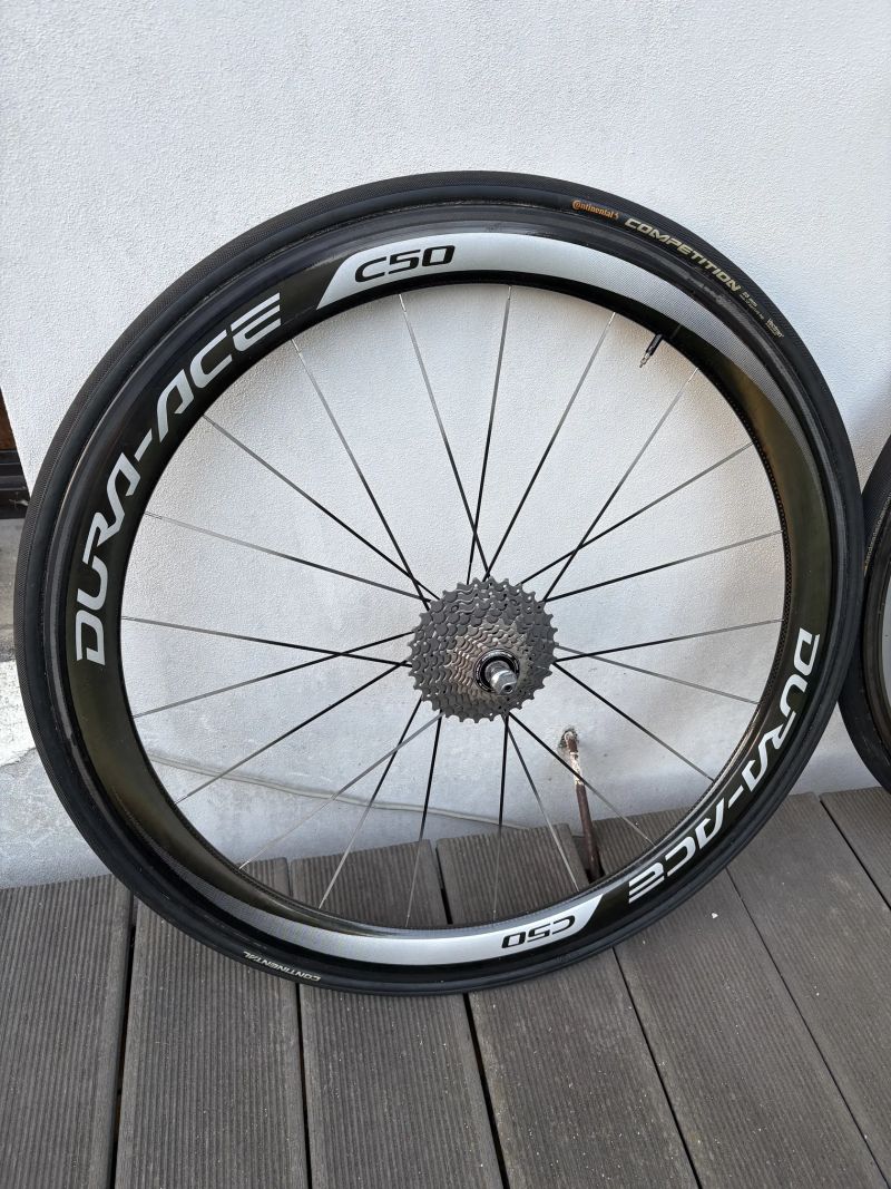 Kola Shimano Dura Ace C50 rafkova + gakusky 