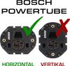 Bosch 750W Originální, vysokokapacitní integrovaná baterie BOSCH PowerTube 750. Horizontální