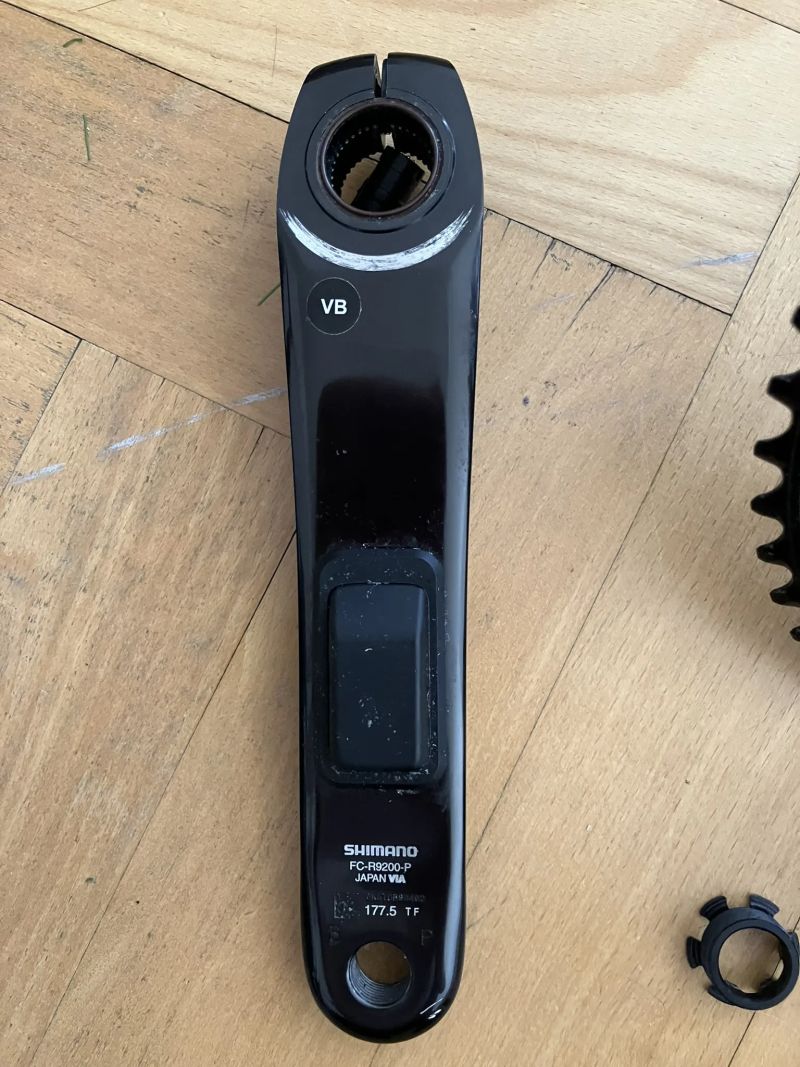 Kliky Shimano Dura ace wattmeter - délka 177.5