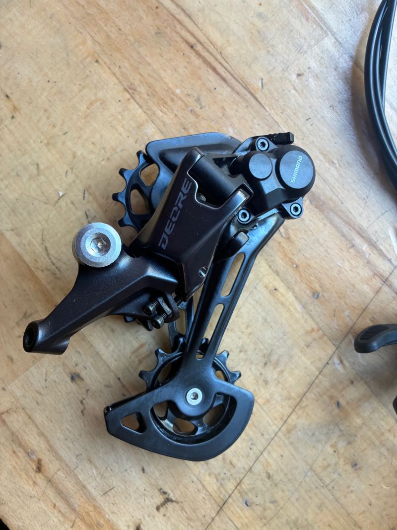 Shimano Deore 1x12s kliky, kazeta, řadící páčka, přehazovačka