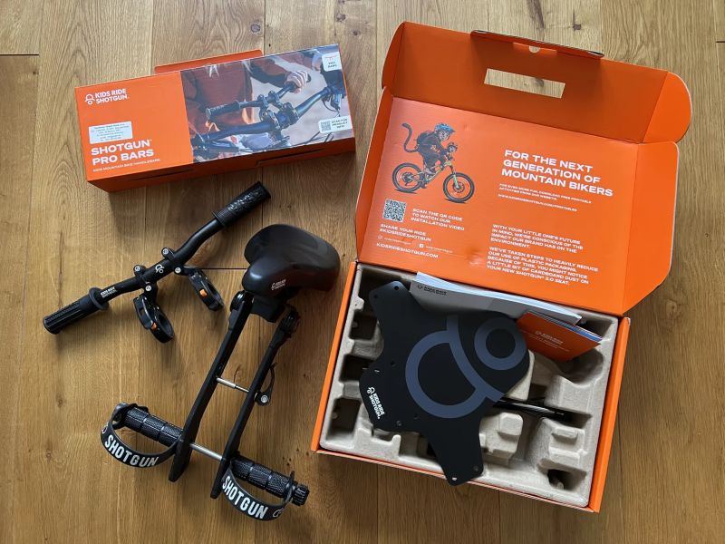 Kids Ride Shotgun 2.0 Combo (sedačka + řídítka) – Pouze osobně