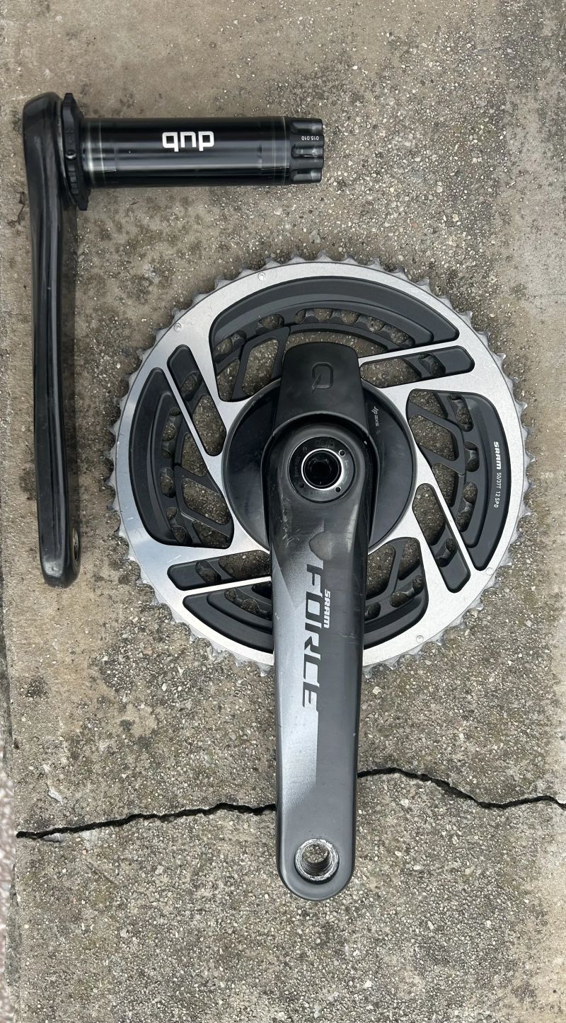 SRAM Red převodník 50/37z s quarq wattmetrem, kliky sram force 175mm