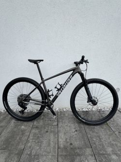 Specialized SPECIALIZED EPIC HT COMP AXS SATIN GUNMETAL / METALLIC WHITE SILVER