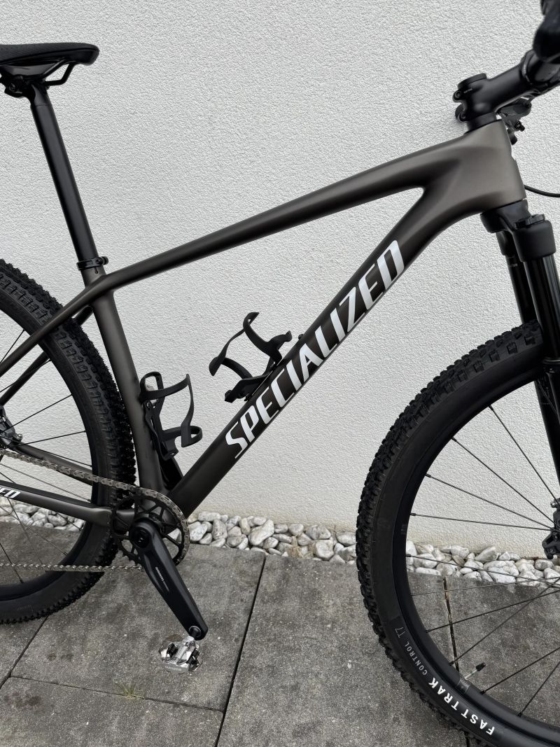 Specialized SPECIALIZED EPIC HT COMP AXS SATIN GUNMETAL / METALLIC WHITE SILVER