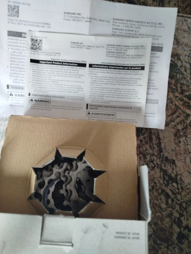 Prodám NOVOU silniční kazetu SH Dura Ace 12-28. 