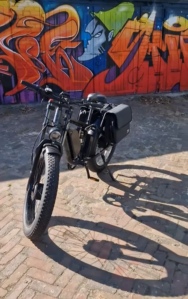 Nové 2x1000W celoodpružené elektro-fatbike (48V 25Ah, AWD)