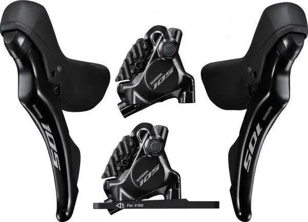 Páky a třmeny Shimano 105 12 rychlostí