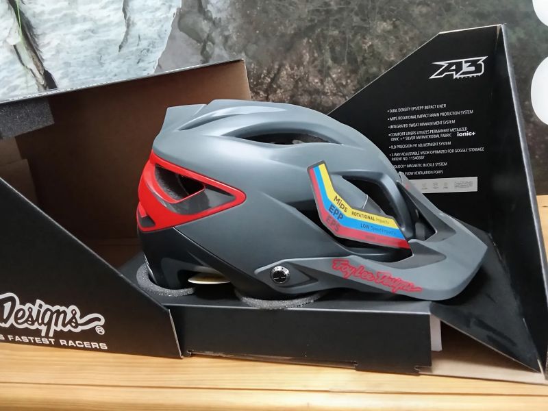 Troy Lee Designs A3 Uno Steel Blue MD/LG