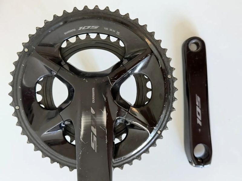 Kliky Shimano 105, FC-R7100, 2x12s, délka 170mm