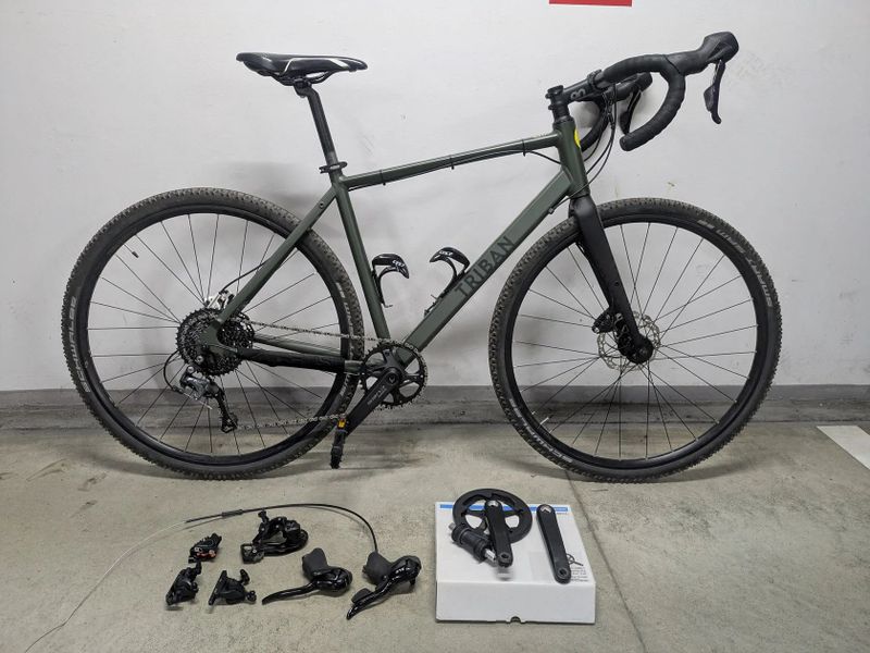 Triban Gravel 120 - TIAGRA update! + komponenty!