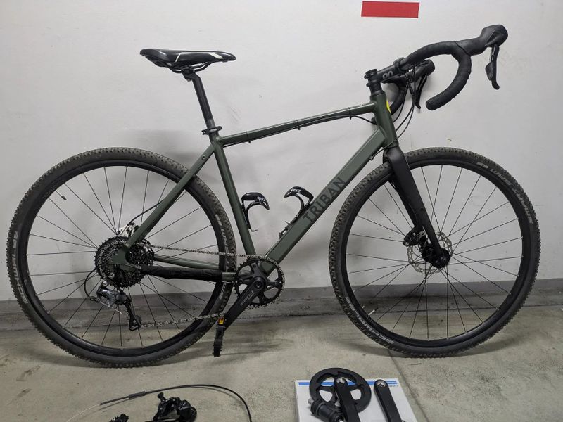 Triban Gravel 120 - TIAGRA update! + komponenty!