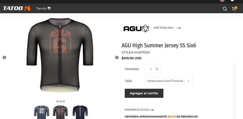 Pánský dres AGU High Summer Jersey SS SIX6 Men, S 