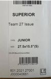 SUPERIOR TEAM ISSUE 27 MATTE BLACK/HOLOGRAM CHROME/TEAM RED