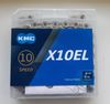 KMC X10EL + spojka, 118 čl., voskovaný (Silca), 269g