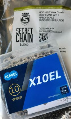 KMC X10EL + spojka, 118 čl., voskovaný (Silca), 269g