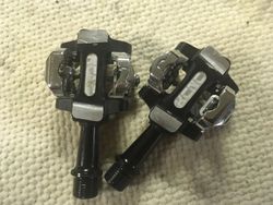 Pedály KCNC SPD Titanium pedals černé