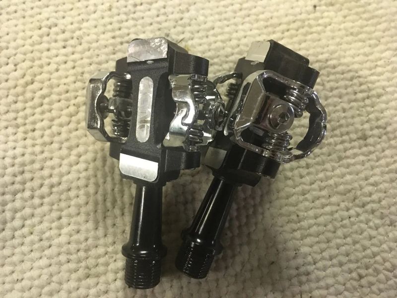 Pedály KCNC SPD Titanium pedals černé