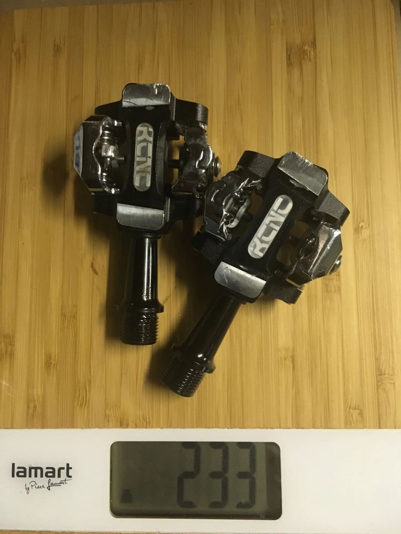 Pedály KCNC SPD Titanium pedals černé