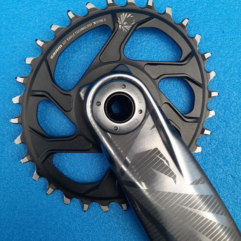 Kliky SRAM GX Eagle Lunar DUB (165mm) X-Sync 12s + 32T OVAL převodník
