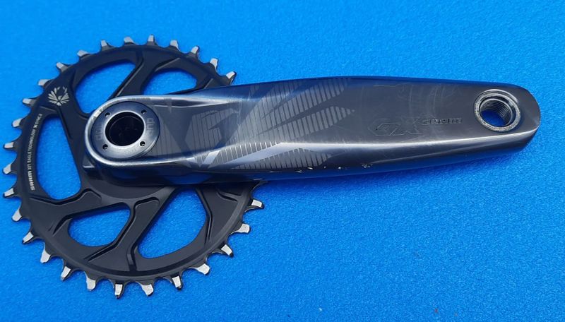 Kliky SRAM GX Eagle Lunar DUB (165mm) X-Sync 12s + 32T OVAL převodník