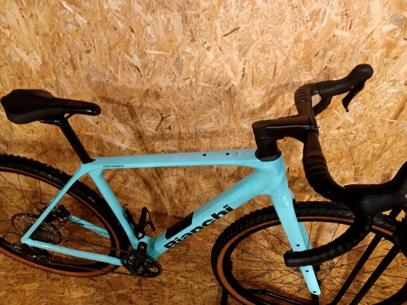 Gravel Bianchi Arcadex Comp - GRX 1x12s - Celeste, velikost rámu M