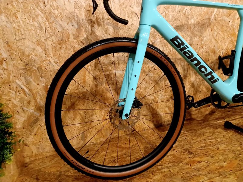 Gravel Bianchi Arcadex Comp - GRX 1x12s - Celeste, velikost rámu M