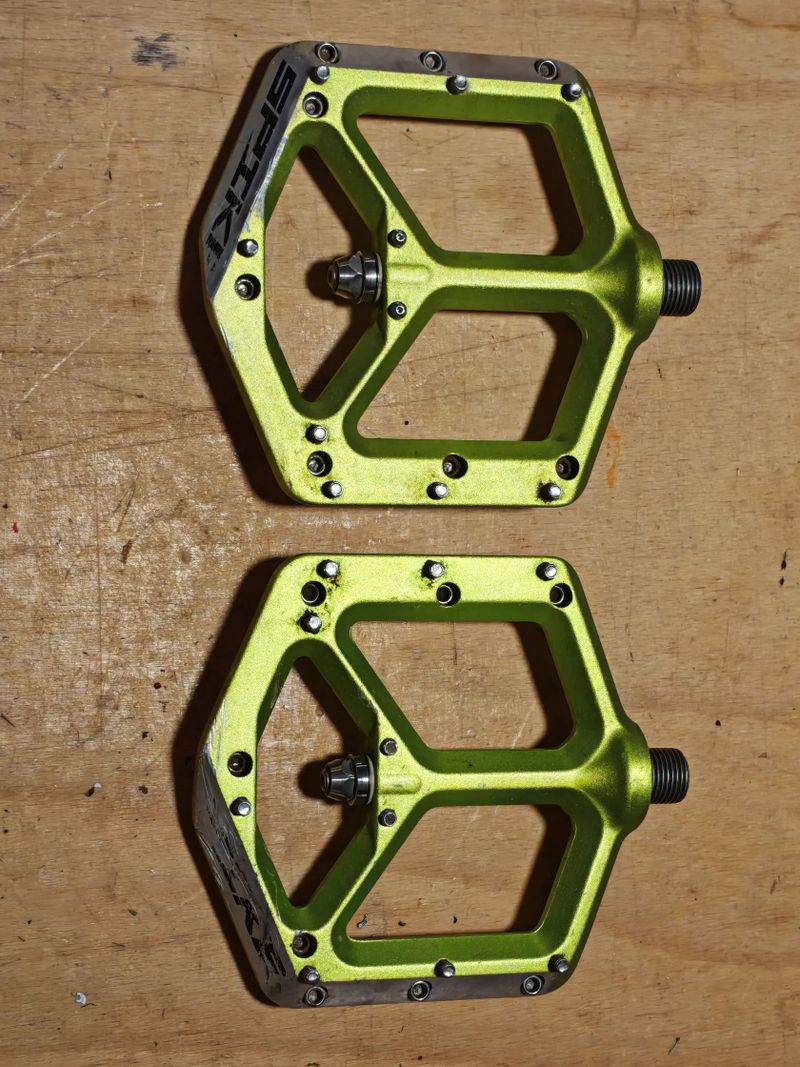 Pedály SPANK OOZY Green 