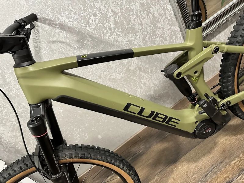 Cube Stereo Hybrid 160 Race HPC 750w olive&green M